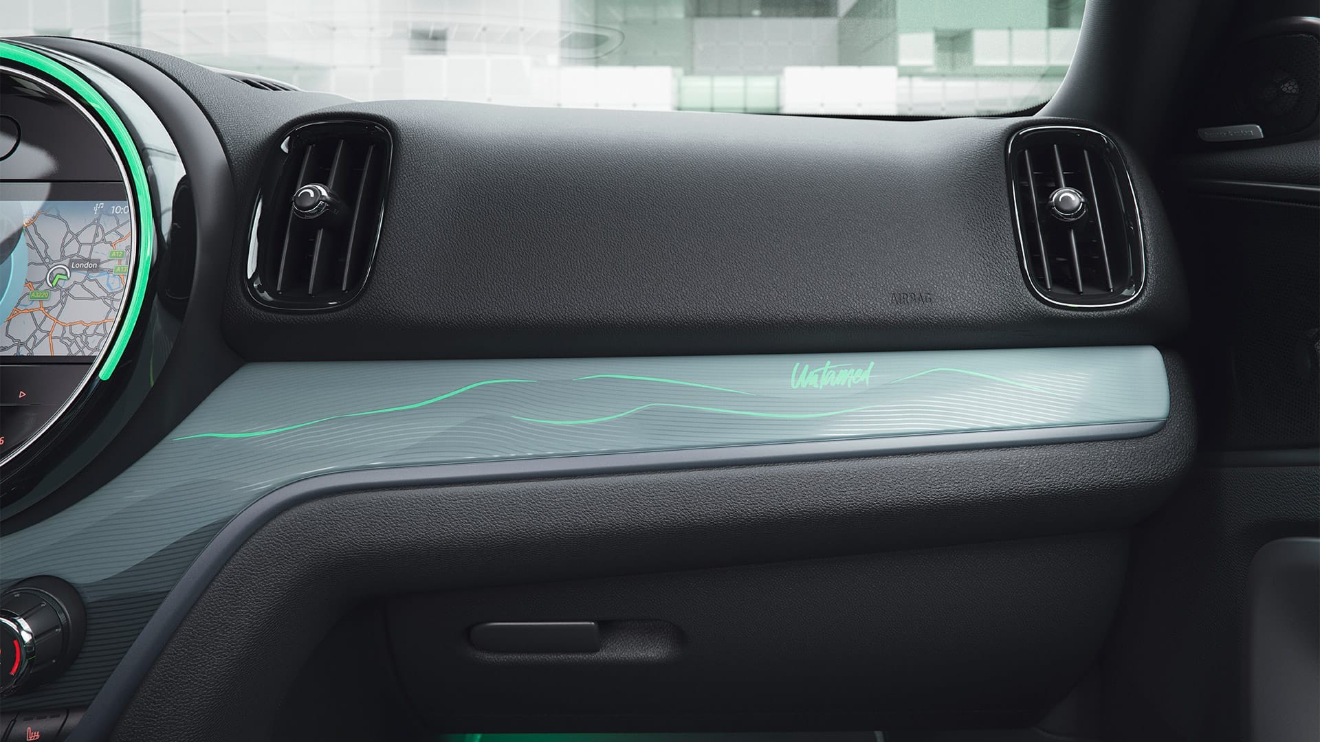 الإصدار الجامح MINI Countryman Untamed الهجين Plug-In Hybrid - واجهة لوحة قمرة القيادة